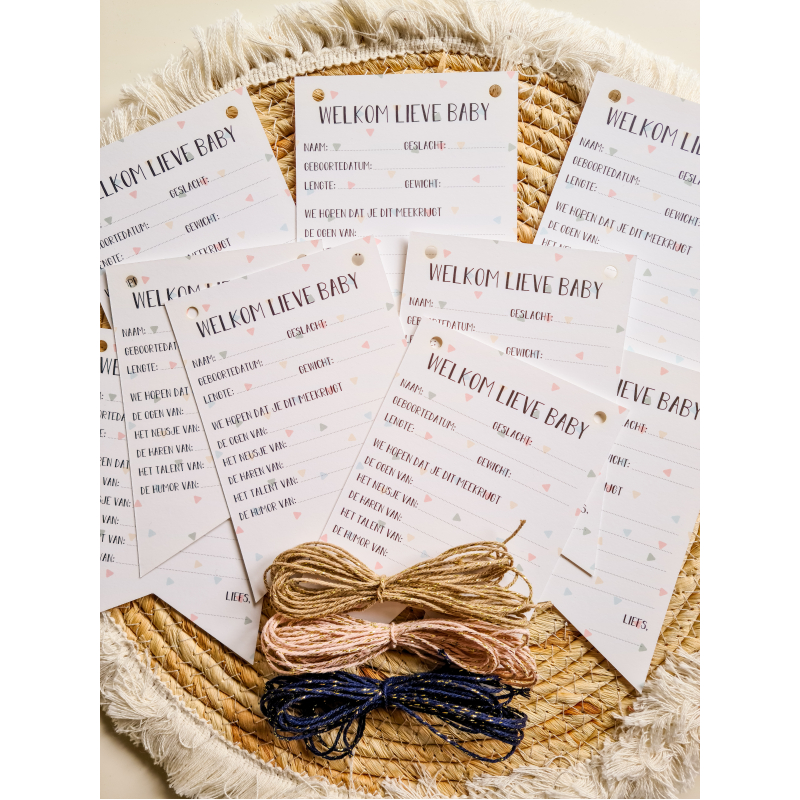 Invulkaarten | Babyshower